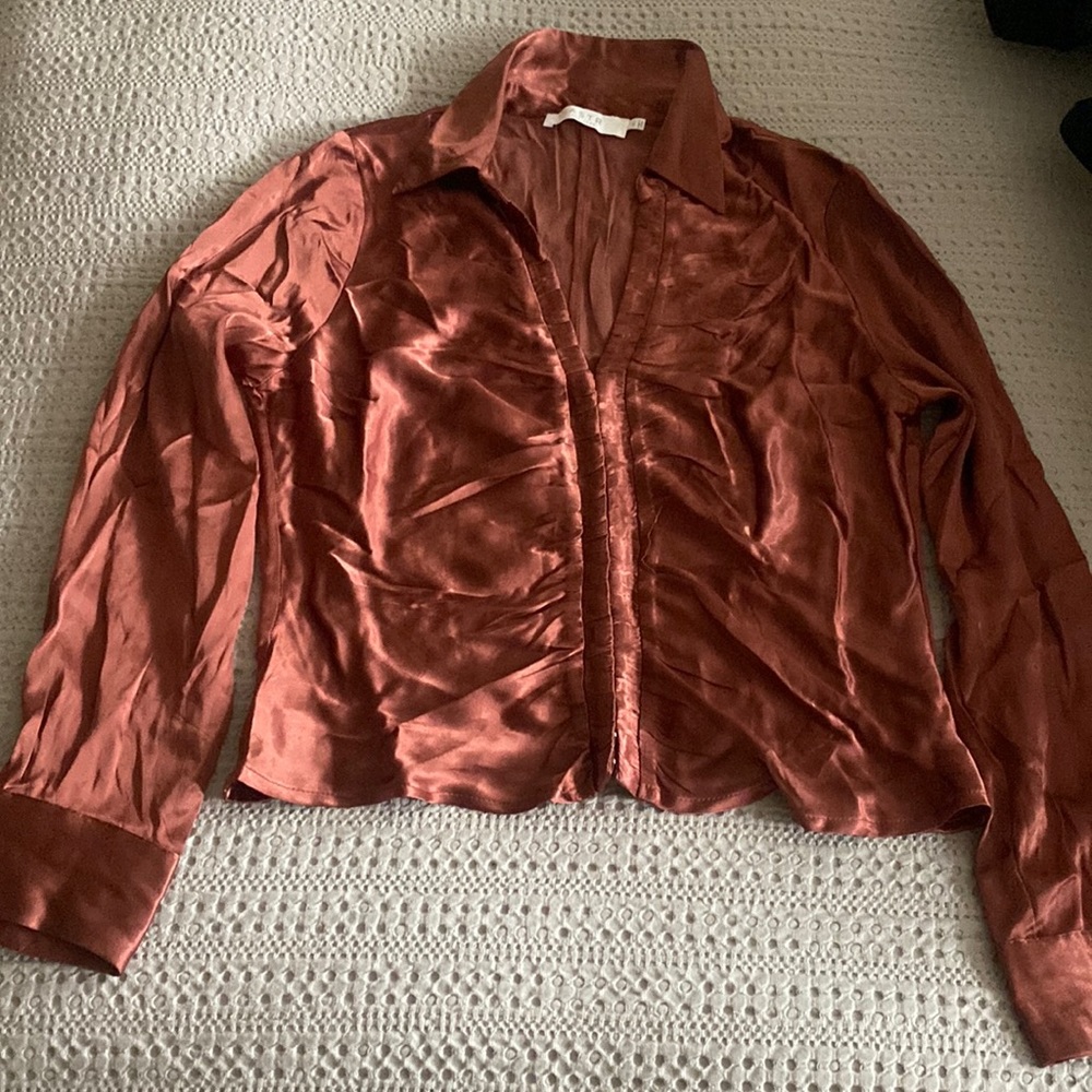 Burnt Orange Never Worn ASTR Blouse
